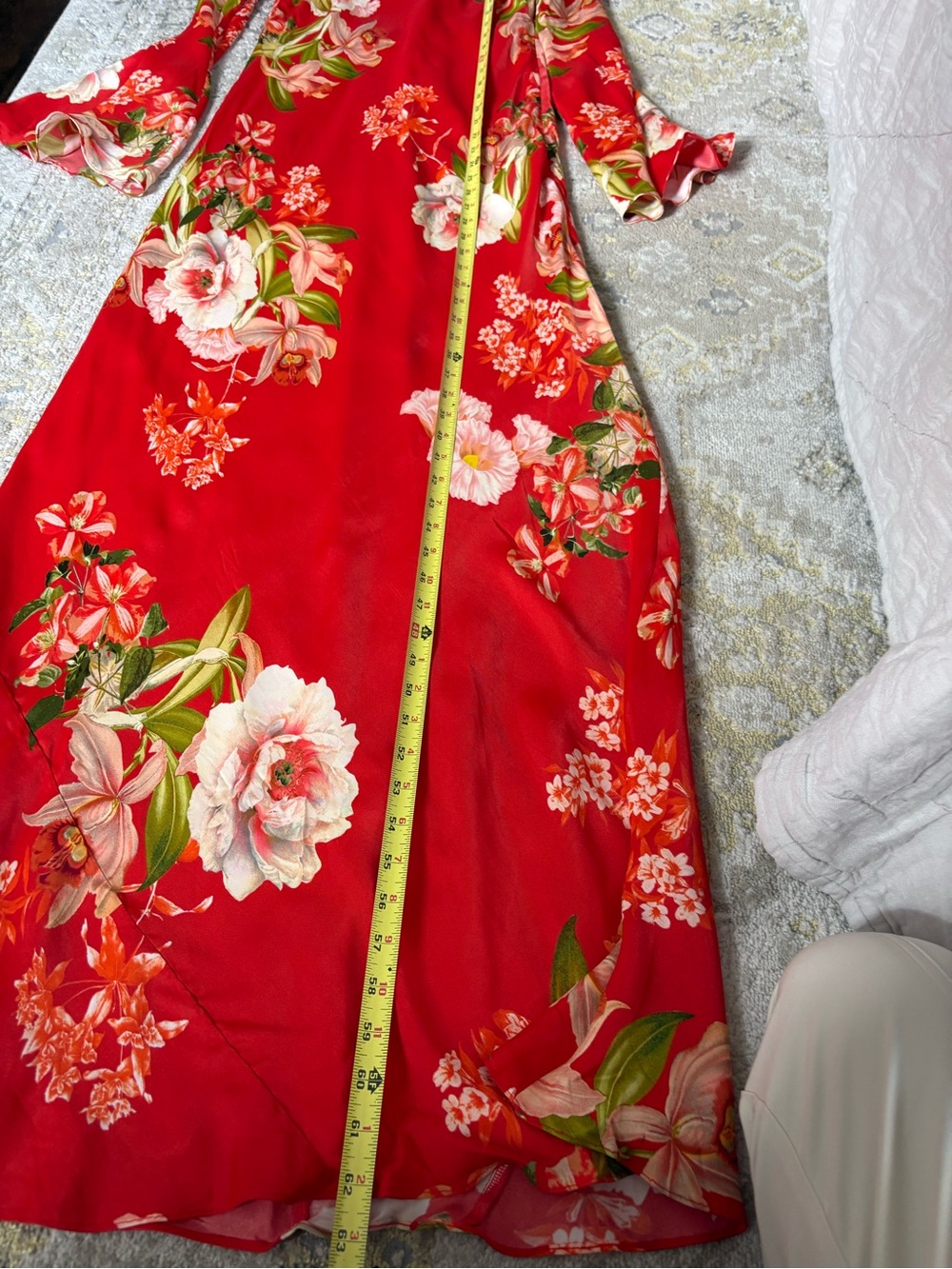Hemant & Nandita Hibi Back Tie Maxi Dress NWT - Picture 11 of 14
